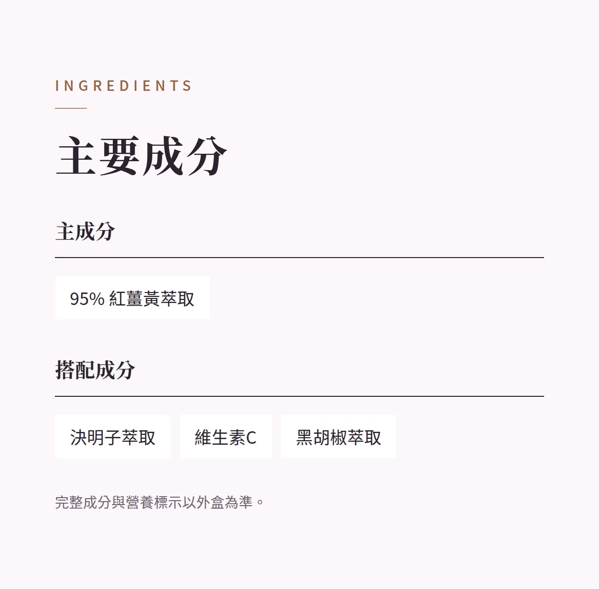 主要成分 商品說明圖