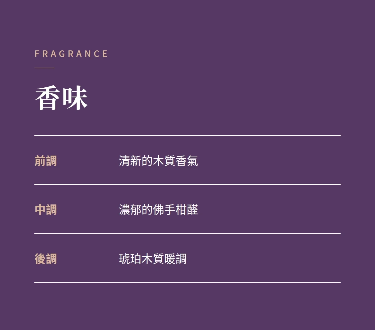 香味 商品說明圖